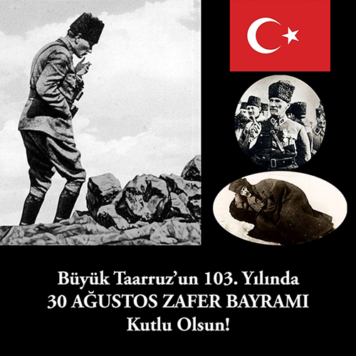 30 Agustos Zafer Bayrami kutlu olsun