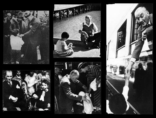 Mustafa Kemal Ataturk ve cocuklar